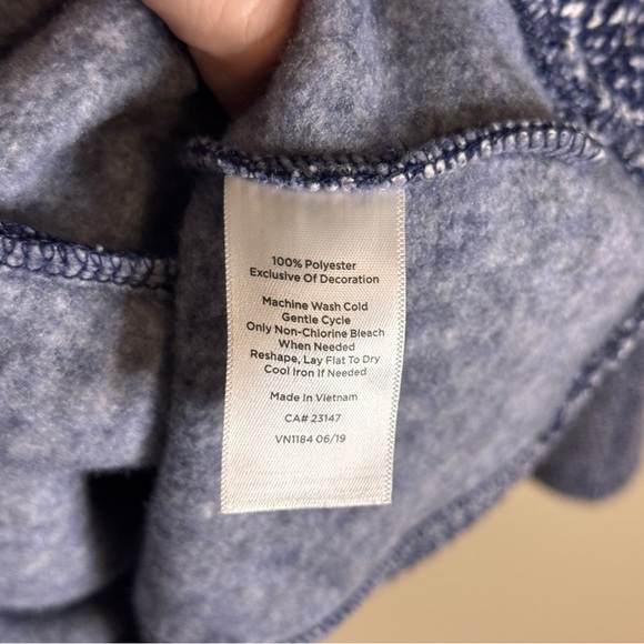 T by Talbots Blue Zip-Up Jacket - Picture 3 of 4